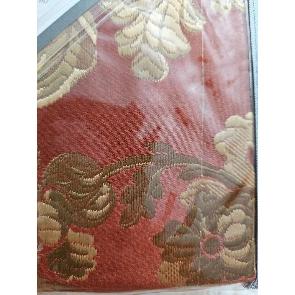 2 Waterford Linens  MACKENNA Luxury Window Fashion Tailored Valances 54x18